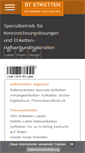 Mobile Screenshot of bt-etiketten.de